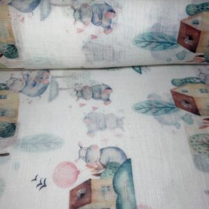 Tela de Visillo Motivos Infantiles (Ancho 3M)