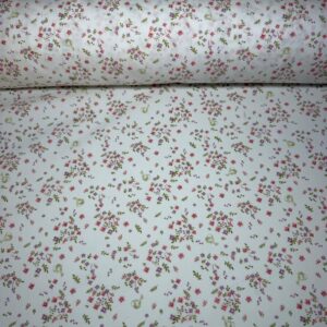 Tela de Batista Floral Rosa (Ancho 1,50M)