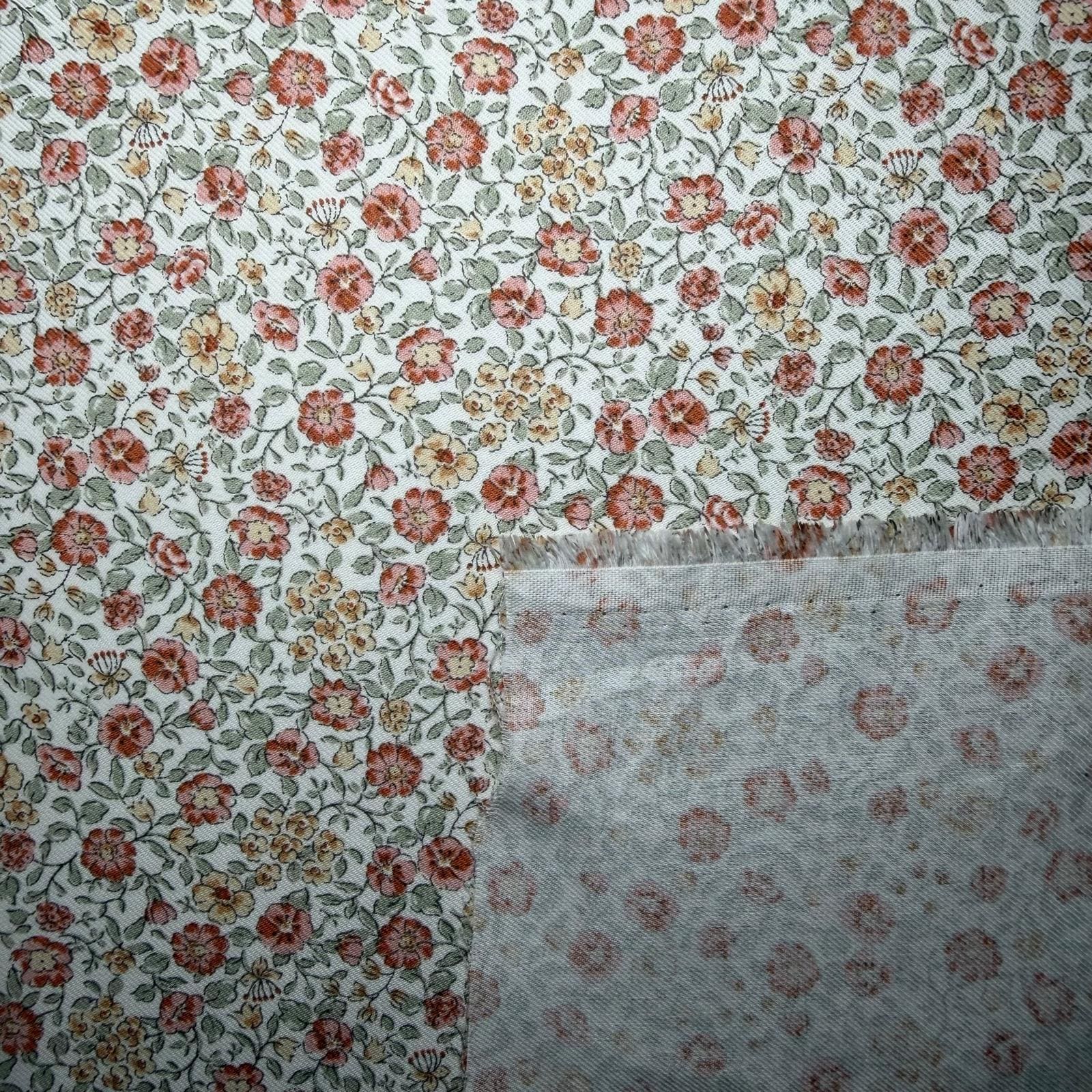 Tela de Villela Flores Medianas (Ancho 1,50M) - Imagen 3