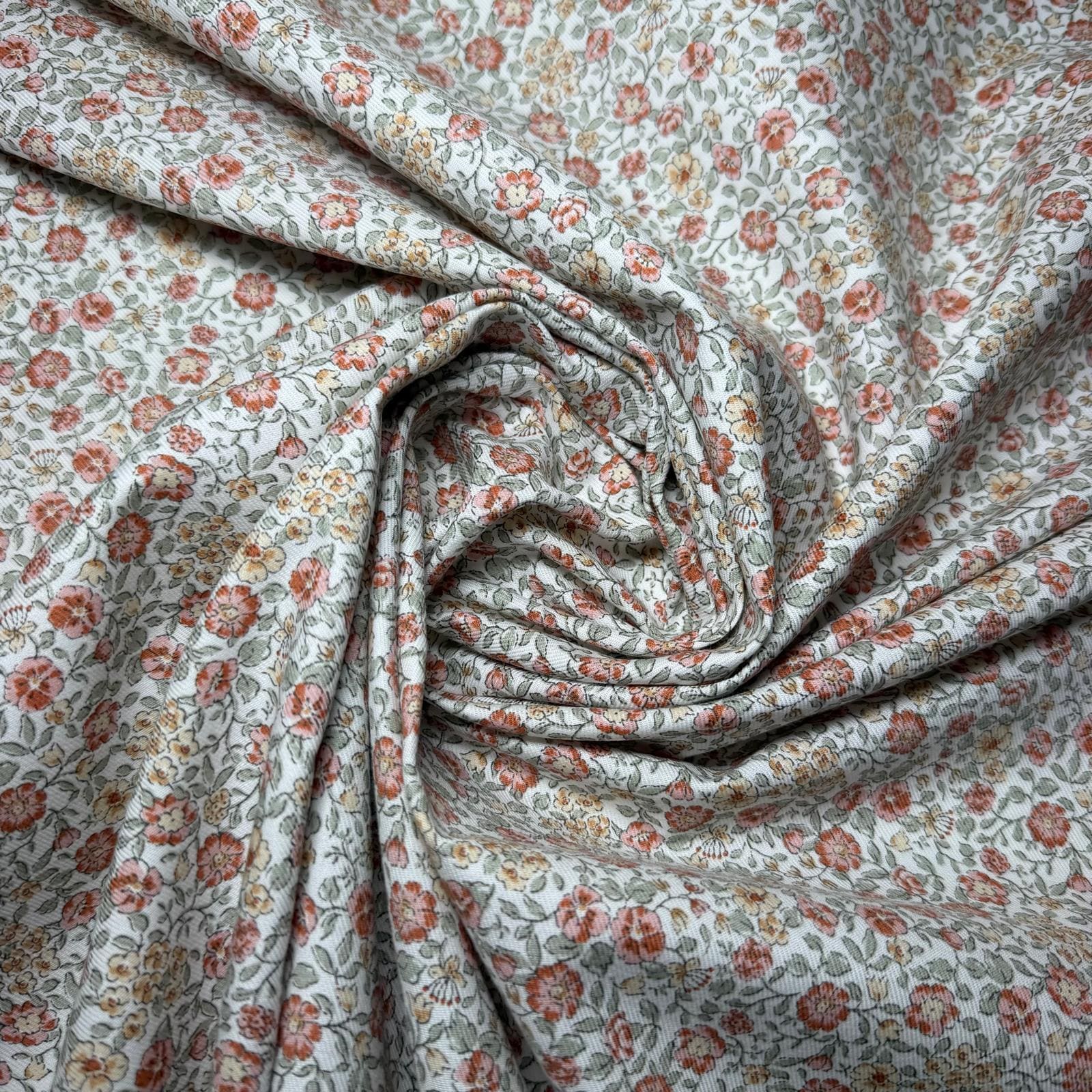 Tela de Villela Flores Medianas (Ancho 1,50M) - Imagen 2