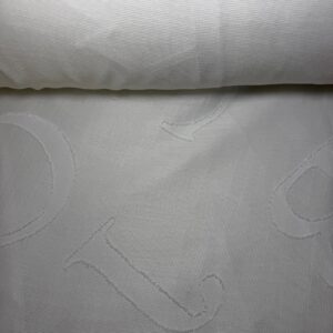 Tela de Visillo Letras (Ancho 3M)