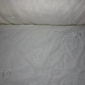 Tela de Visillo Bordados Espirales (Ancho 2,80M)