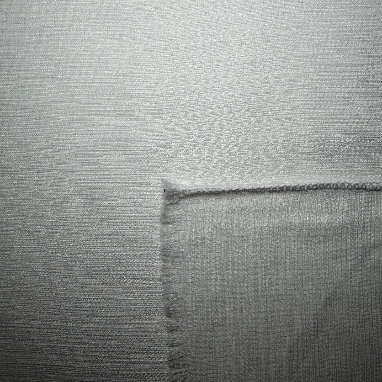 Tela de Visillo Blanco Rayado (Ancho 3M) - Imagen 3