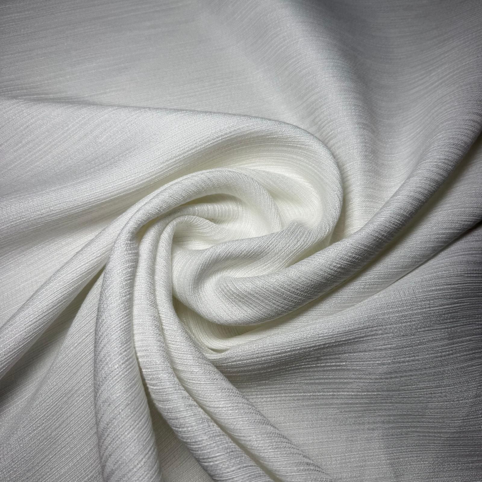 Tela de Visillo Blanco Rayado (Ancho 3M) - Imagen 2